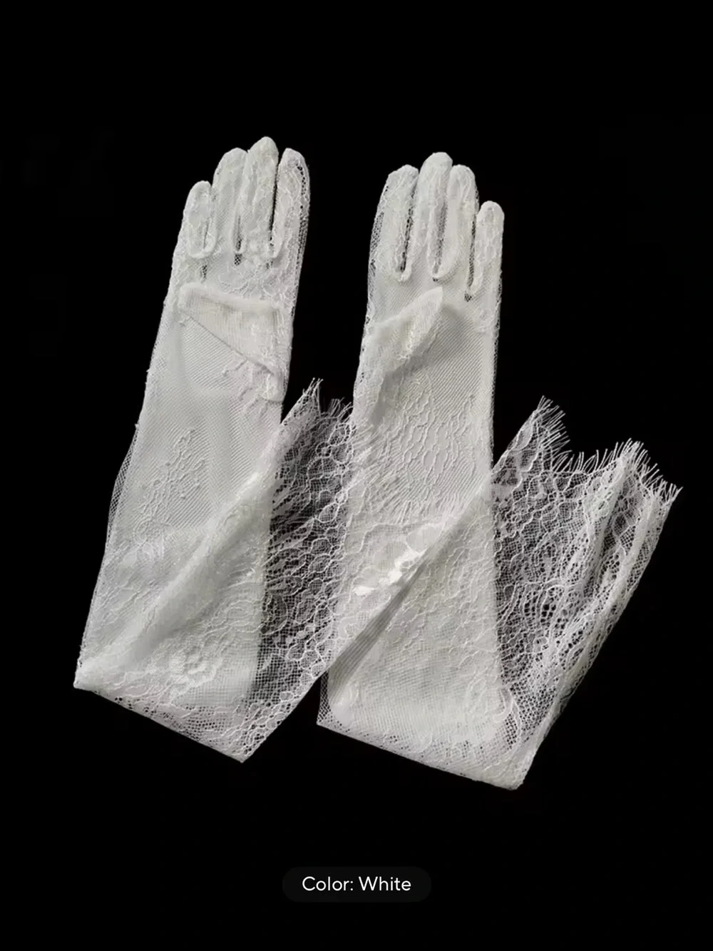 Bridal Lace Wedding Gloves